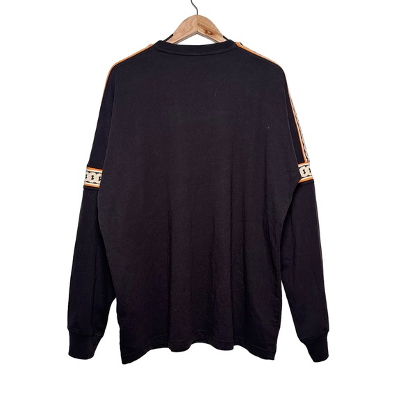 Urban Outfitters | Men | Dark Brown Drop Shoulder Ribbed LS Tee | Size Large - Picture 3 of 12